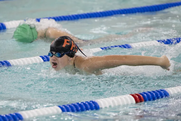 Burlingame is double-winner for F/D/F/PV/CV swimming